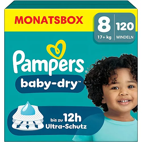 Windeln Monatsbox Gr.8 Extra Large 120Teile