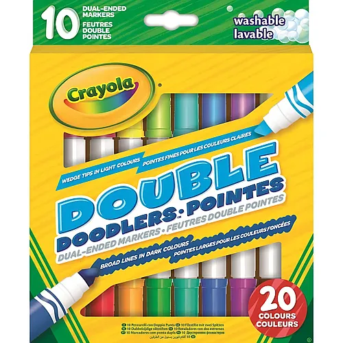 Crayola Doppelseitige Filzstifte - 10 Teile