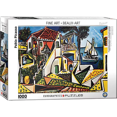 Eurographics Puzzle Fine Art Collection Pablo Picasso - Mediterrane Landschaft (1000Teile)