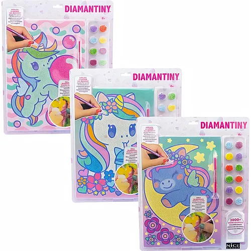 Nice Group Diamantiny Bastelset ass. Alter 6+, kawaii