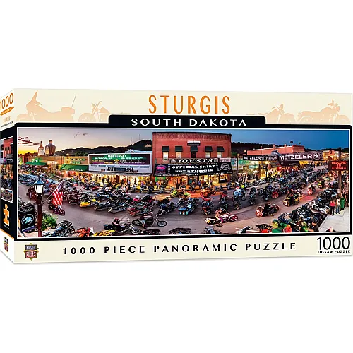 Master Pieces Puzzle Panorama Sturgis, South Dakota (1000Teile)