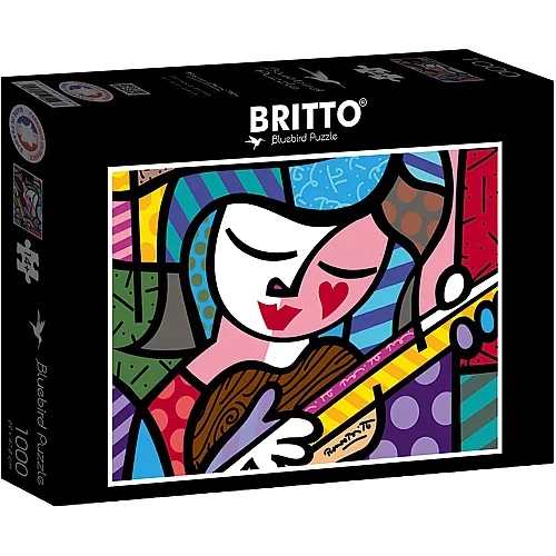 Girl with guitar 1000Teile