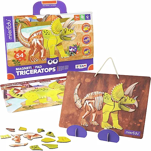 mierEdu Magnet Pad - Triceratops