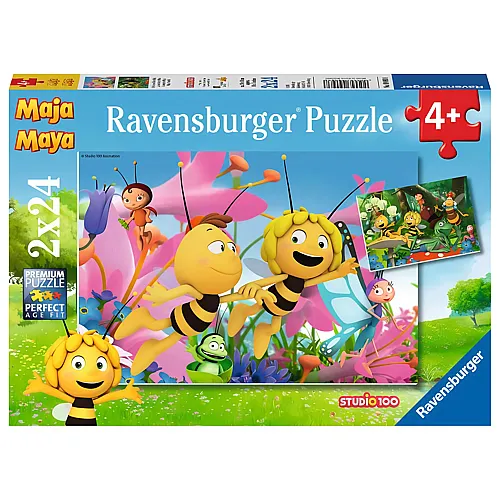 Ravensburger Puzzle Die kleine Biene Maja (2x24)