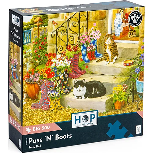 HOP - House of Puzzles Puss 'n' Boots - 500 Teile