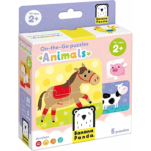 Banana Panda - Puzzle-Tiere f�r unterwegs - 16-tlg.