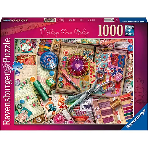 Ravensburger Puzzle Aimee Stewart Vintage Dressmaking - 1000 Teile
