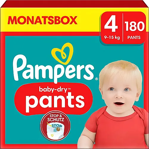 Pampers Baby-Dry Pants Maxi Gr.4 (180Stck)