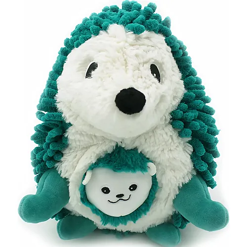 Les D�glingos Piktou die Igel-Mama mit Baby - 21 cm
