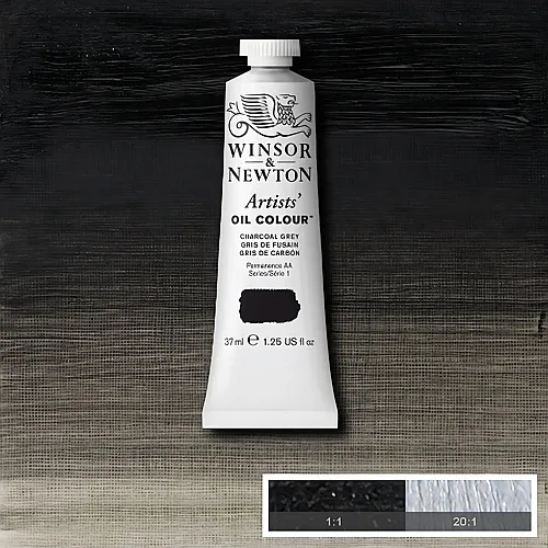 Winsor & Newton Artists' Oil Colour �lfarbe Holzkohlengrau - 37 ml