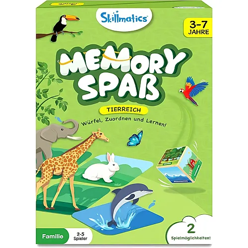 Skillmatics Spiele Tierreich Memory Spass (DE)