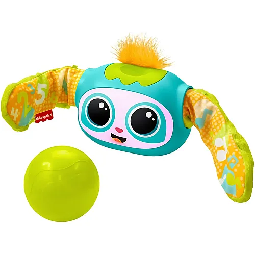 Fisher-Price Rovi Mon Copain Jeu Avec Musique, lumi�res activit�s d?�veil, Version fran�aise, jouet Pour b�b� et Enfant de 6 Mois � 5 ans, GRW64 16191904030-Spielzentrum, Mehrfarbig