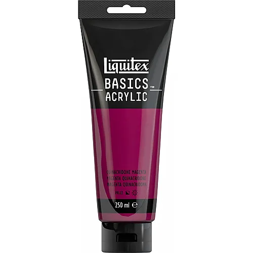 Liquitex Lqx Basics Acrylfarbe 250ml Tube Quinacridone Magenta