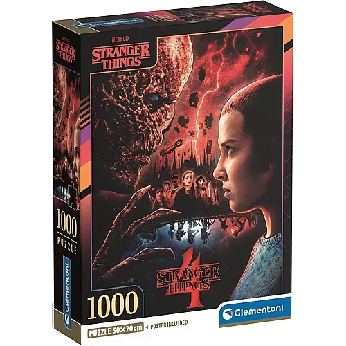 Clementoni Puzzle Stranger Things - 1000 Teile