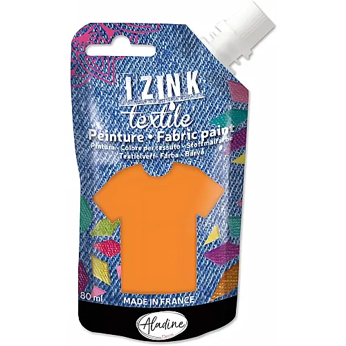 Aladine Izink Textilmalfarbe Orange - 50 ml
