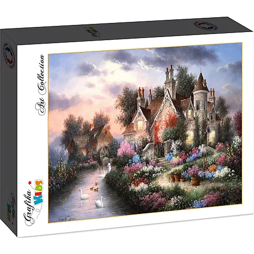 Grafika Puzzle Art Collection Dennis Lewan Grafika Kids Mill Creek Manor - 12 Teile