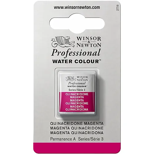 Winsor & Newton Professional Water Colour Aquarellfarbe Chinacridon Magenta - 1/2 Napf