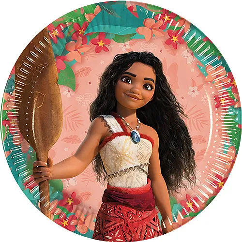 Partyteller Vaiana 23cm 8Teile