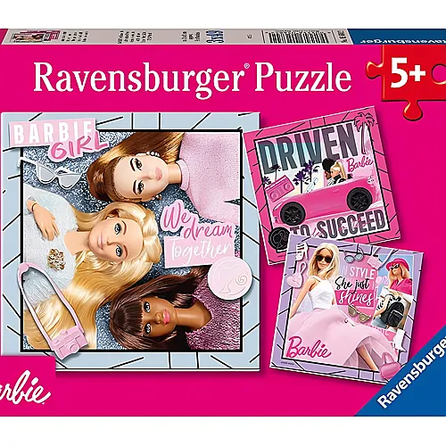 Ravensburger Puzzle Barbie - Inspiriere die Welt! (3x49)