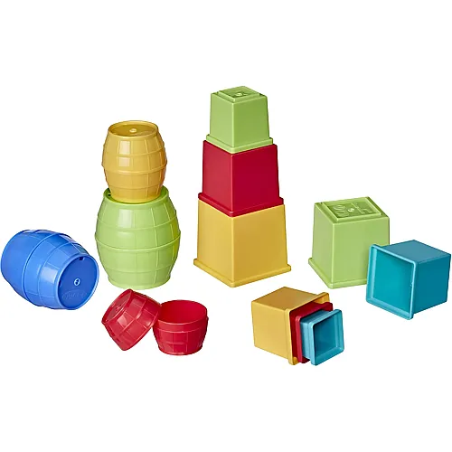 Hasbro Playskool Stapelf�sser und W�rfel im Bundle
