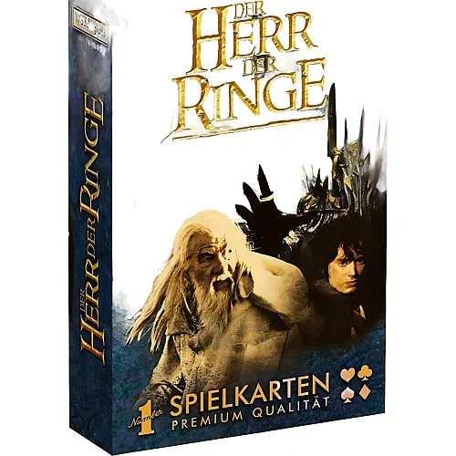 Winning Moves Number 1 Spielkarten - Der Herr der Ringe - Herr der Ringe Fanartikel - Alter 6+ - Deutsch