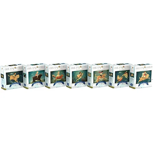 New York Puzzle Company 6 Puzzles - Dream World - Collector's Set