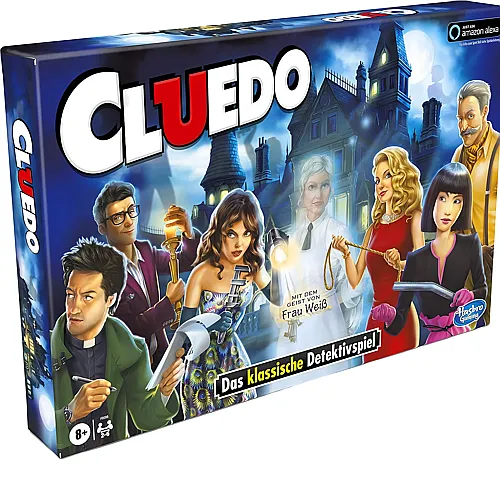 Hasbro Gaming Cluedo mit dem Geist von Frau Weiss Detektivspiel