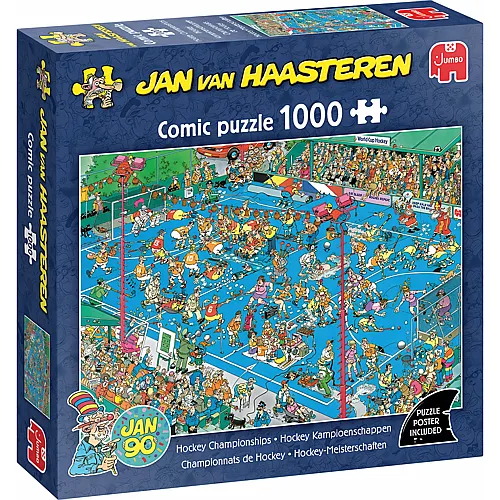 Jumbo Puzzle Jan van Haasteren, Hockey-Meisterschaften - 1000 Teile