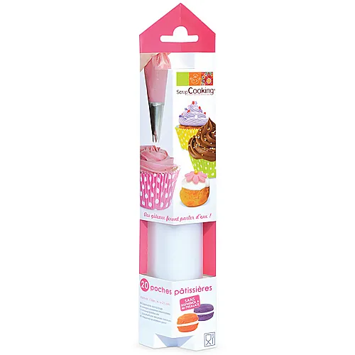 ScrapCooking Spritzbeutel - 20 Teile