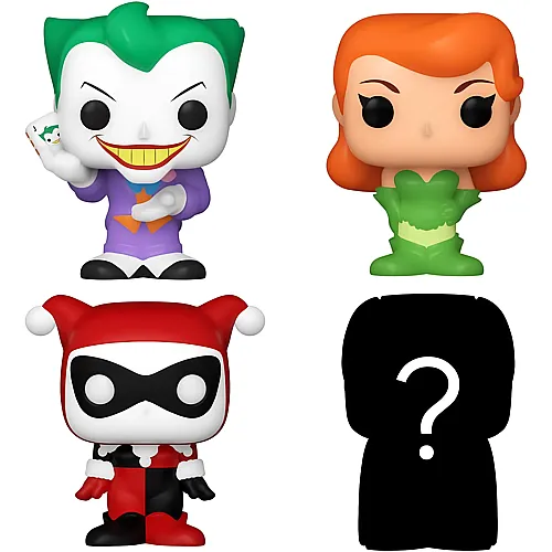 Harley Quinn, The Joker, Poison Ivy und Mystery 4Teile