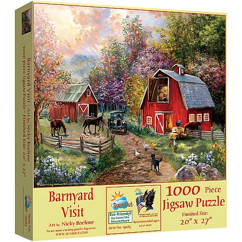 Barnyard Visit - 1000 Teile