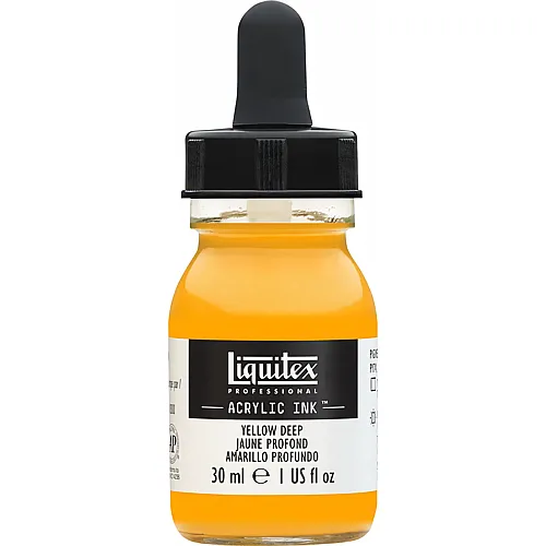 Lqx Prof. Acrylic Ink Dunkelgelb - 30 ml