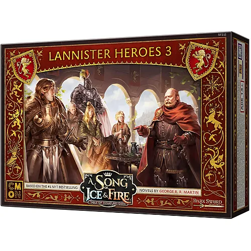 CMON A Song of Ice and Fire Tabletop Miniatur-Spiel Lannister Heroes III Box-Set, Strategiespiel f�r Teenager und Erwachsene, ab 14 Jahren, 2 Spieler, durchschnittliche Spielzeit 45�60 Minuten,