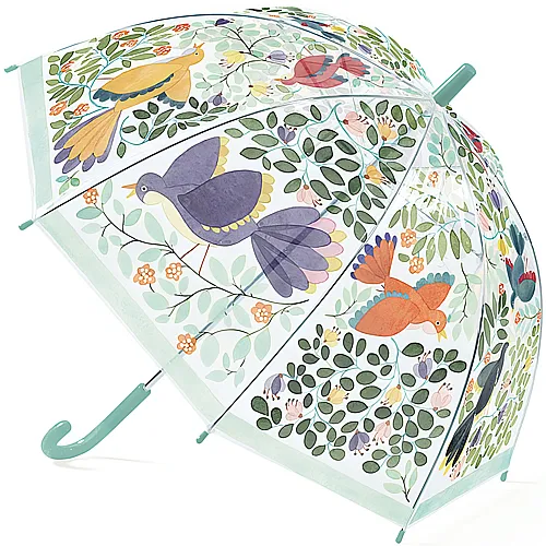 Regenschirm Blumen und Vgel 70cm