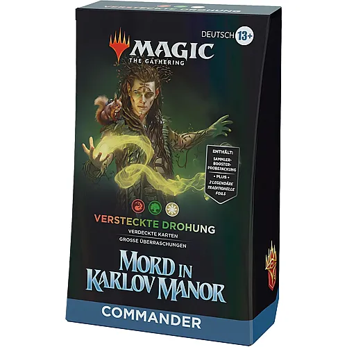 Magic The Gathering Mord in Karlov Manor Commander-Deck - Versteckte Drohung - Deutsch