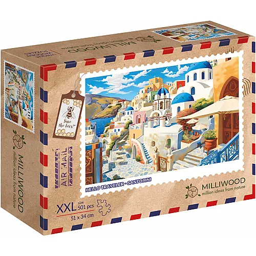 Milliwood Puzzle Santorini (500Teile)