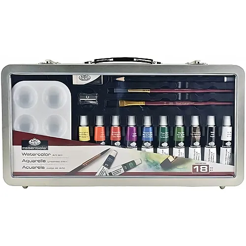 Royal & Langnickel R&l Coffret Alu 18pcs Peinture Aquarelle