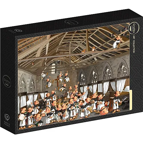 Grafika Puzzle Art Collection Fran�ois Ruyer Schlafsaal - 1000 Teile