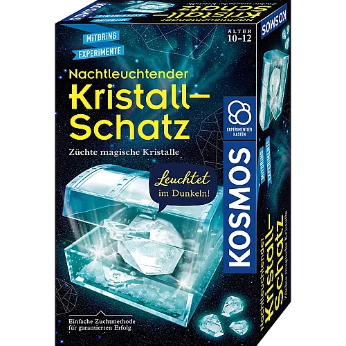 Nachtleuchtender Kristall-Schatz