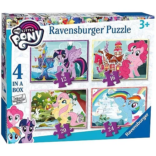 Ravensburger Puzzle 4in1 My Little Pony - 12 Teile