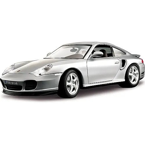 Bburago 1:18 Porsche 911 Turbo Silber