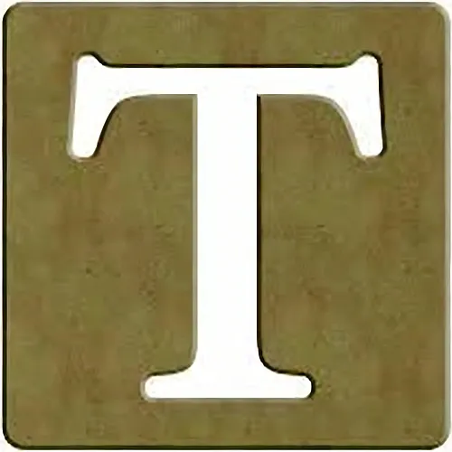 Gomille T Scrabble Buchstabe - 6cm - 10x10cm