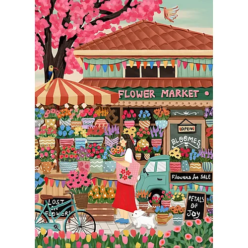 Blumenmarkt 1500Teile