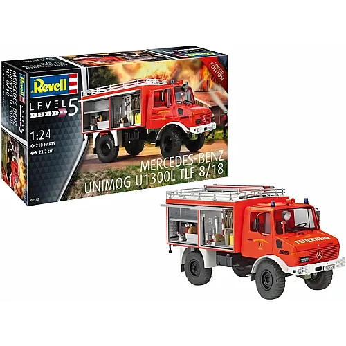 Revell Mercedes-Benz Unimog U 1300 L TLF 8/18