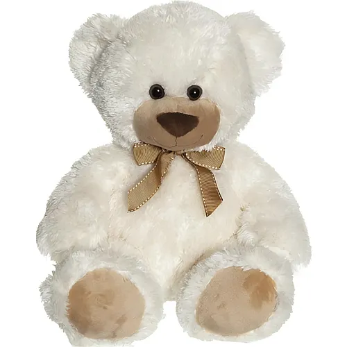 Teddykompaniet Teddy Roger mit Halsschleife Creme - 45 cm