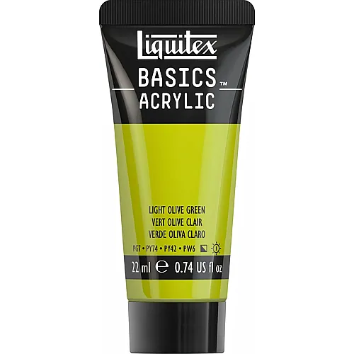 Liquitex Lqx Basics Acrylfarbe 22ml Tube Olivgr�n Hell