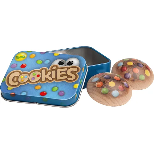 Erzi Cookies aus Holz in der Dose