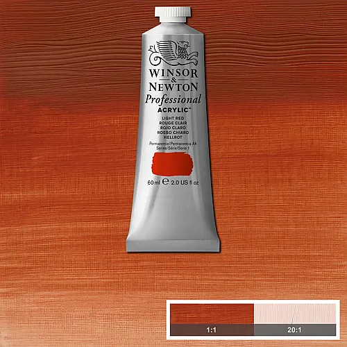 Winsor & Newton W&n Prof. Acrylfarbe 60ml Tube Oxidrot