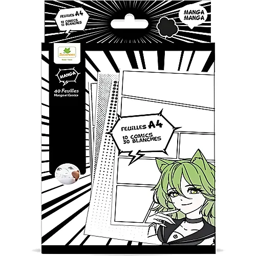 Sycomore Artissimo Manga Bloc DE Feuilles Layout A4 + Textures (fr-de
