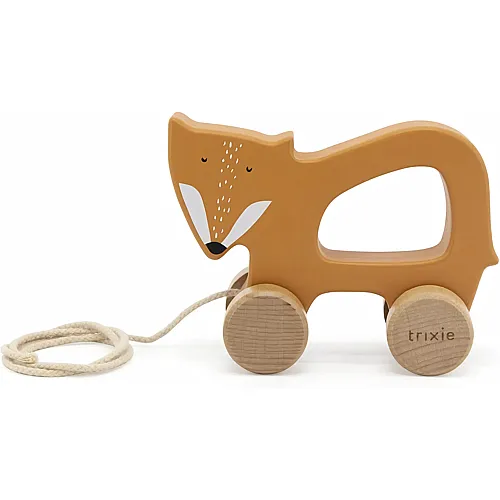 Trixie Nachziehtier aus Holz - Mr. Fuchs